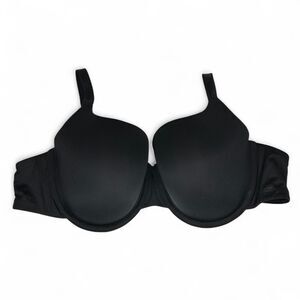Panache black underwire lined bra Size 38DD